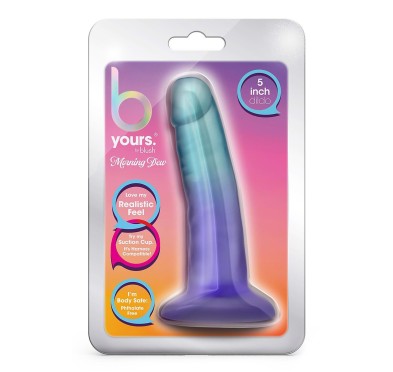 B YOURS MORNING DEW 5 INCH DILDO SAPPHIRE